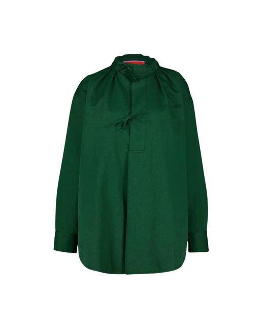 LaDoubleJ Overhemden ,Groen ,Katoen Love Child Shirt in het Green