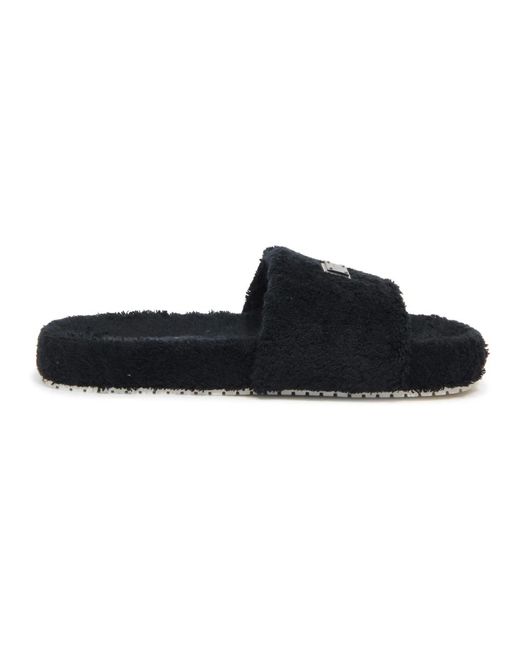 Dolce & Gabbana Black Sliders for men