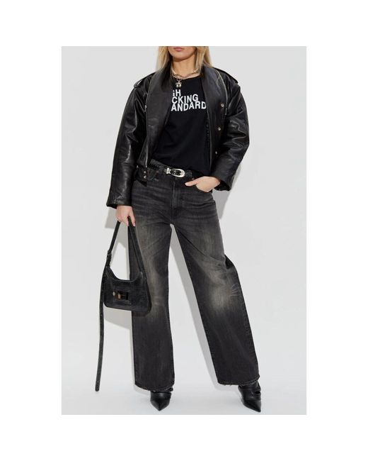 R13 Gray Jeans mit vintage-effekt