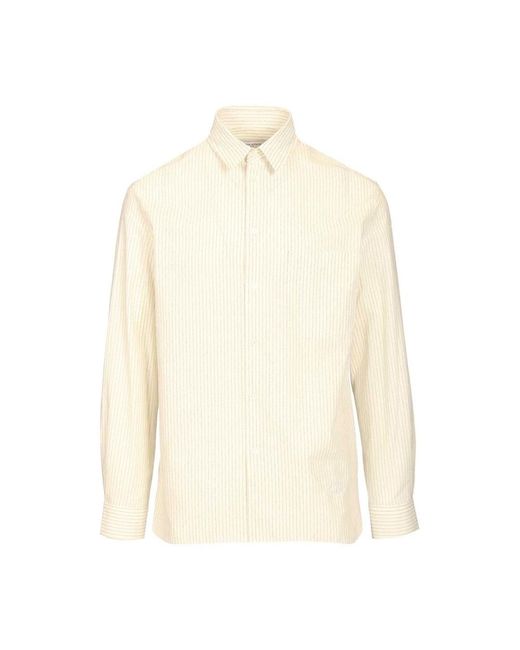 Maison Kitsuné White Casual Shirts for men
