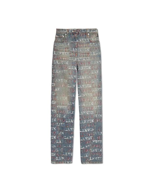 Lanvin Loose-Fit Jeans in het Gray