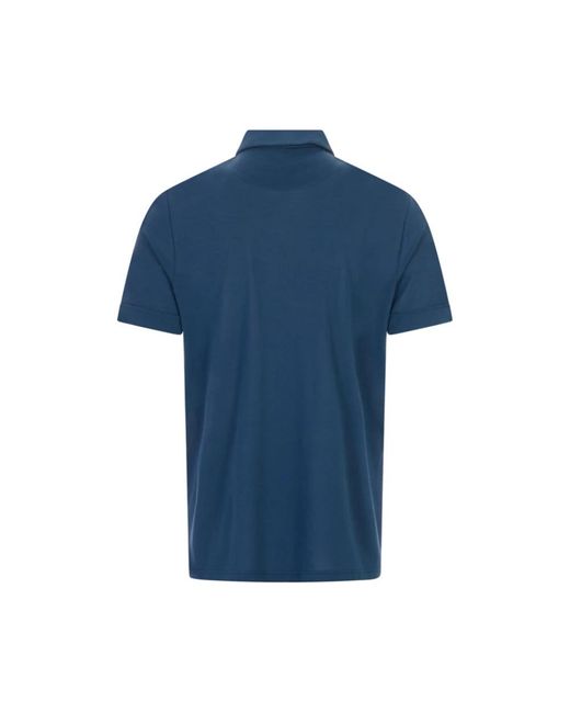 Kiton Blue Polo Shirts for men