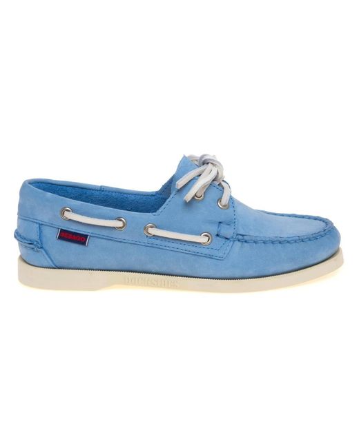 Sebago Blue Boat Shoes