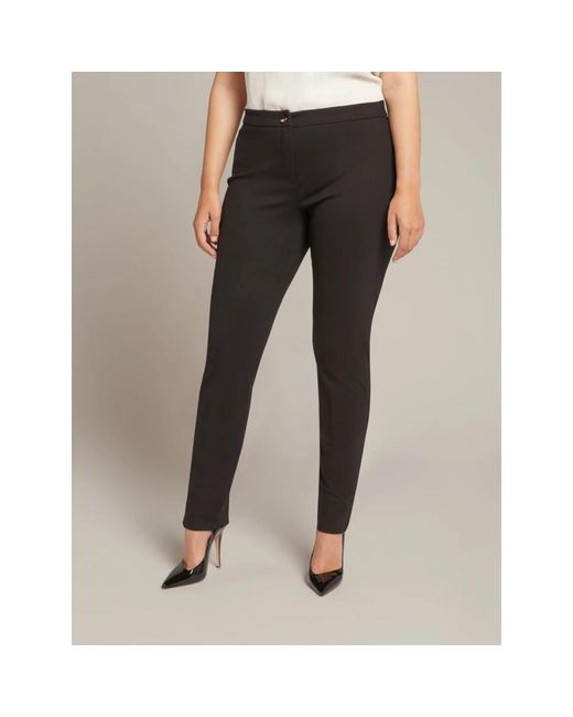 Elena Miro Gray Skinny Trousers