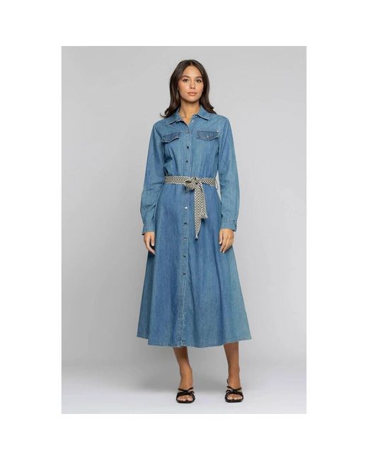 Shirt Dresses Kocca en coloris Blue