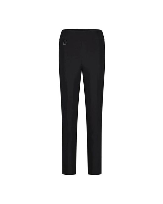 Joseph Ribkoff Black Slim-Fit Trousers