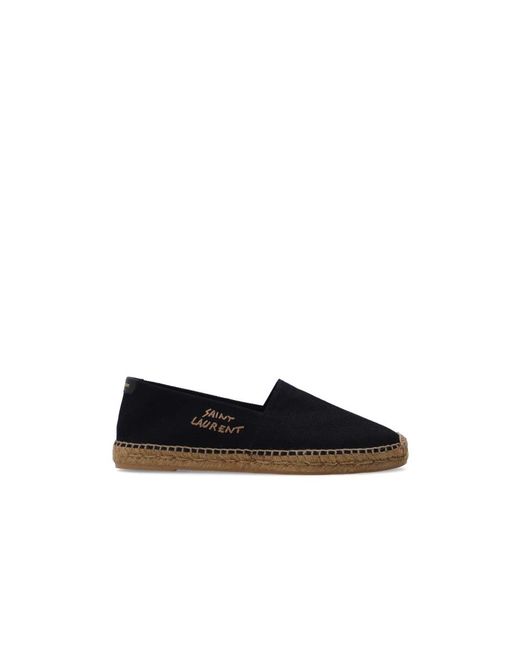 Saint Laurent Black Espadrilles for men
