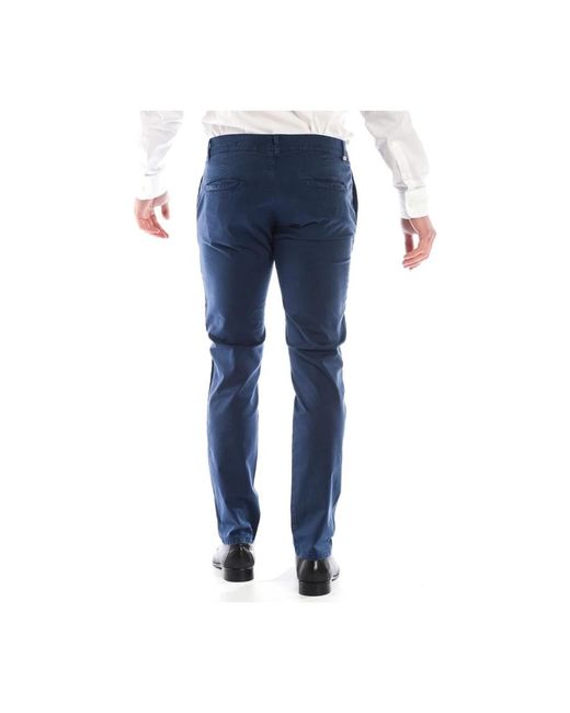 Daniele Alessandrini Blue Chinos for men