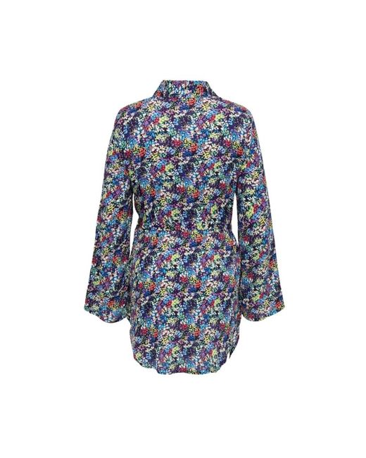 Only Carmakoma Blue Shirt Dresses
