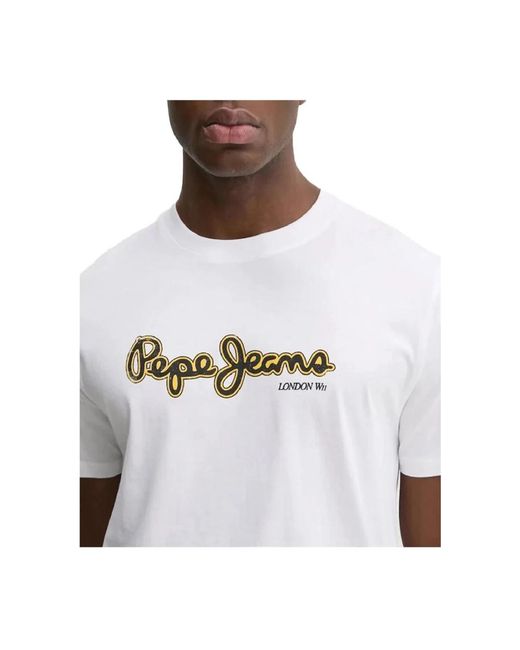Pepe Jeans White T-Shirts for men