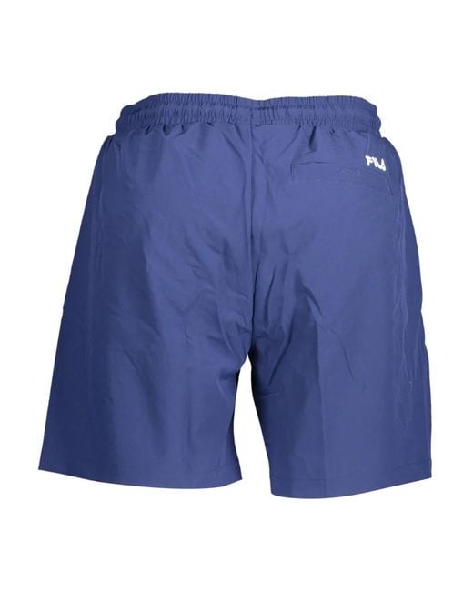 Fila Blaue Herren Badehose Mit Taschen in Blue für Herren