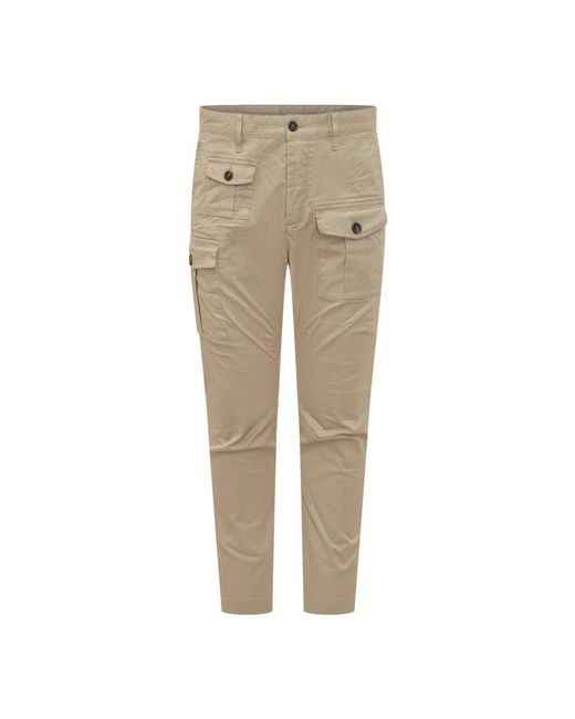 Slim-Fit Trousers DSquared² de hombre de color Natural