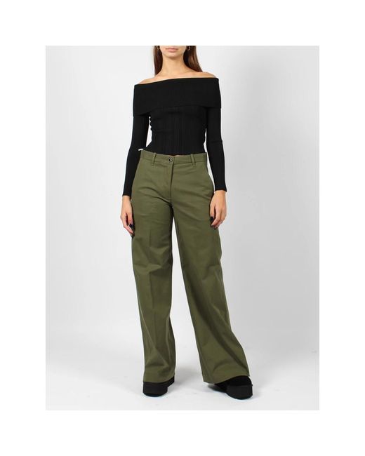 Nine:inthe:morning Green Wide Trousers