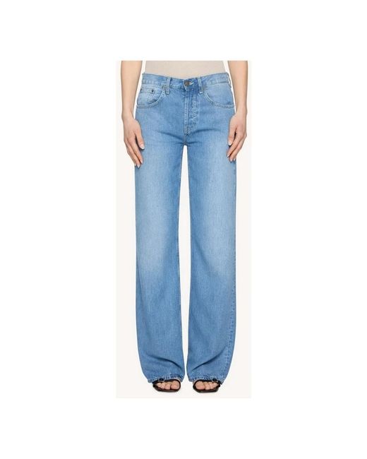 Dondup Blue Wide Jeans