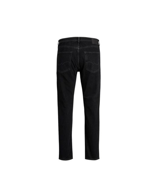 Jack & Jones Black Slim-Fit Jeans for men