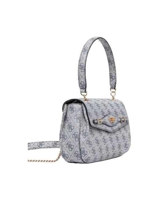 Guess Kleine Handtas Met Sluiting in het Gray