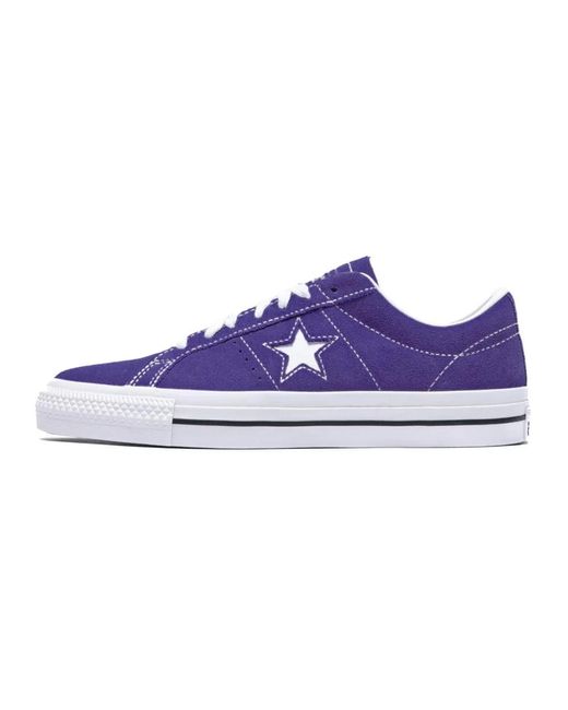 Converse Sneakers in het Purple voor heren