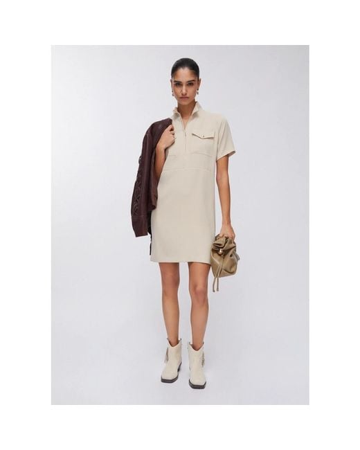 Liu Jo Natural Short Dresses