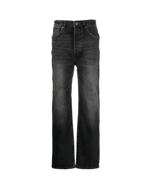 Ksubi Jeans ,Zwart ,Katoen Straight Jeans in het Gray