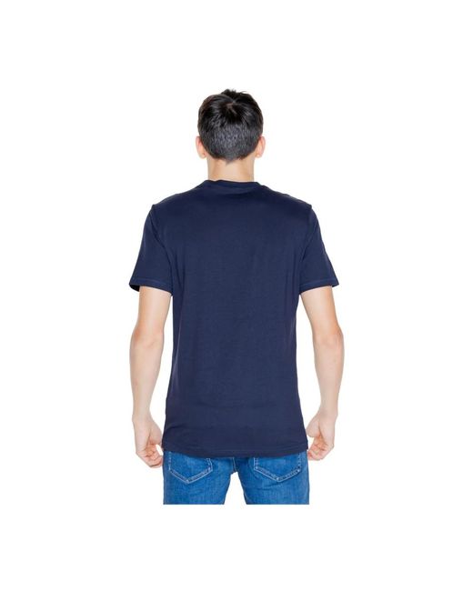 Guess T-Shirts in het Blue voor heren