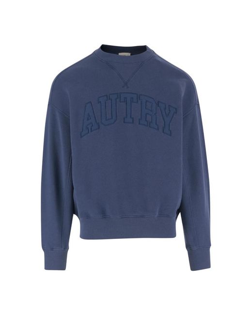 Autry Jersey Drone Sweatshirt in het Blue voor heren
