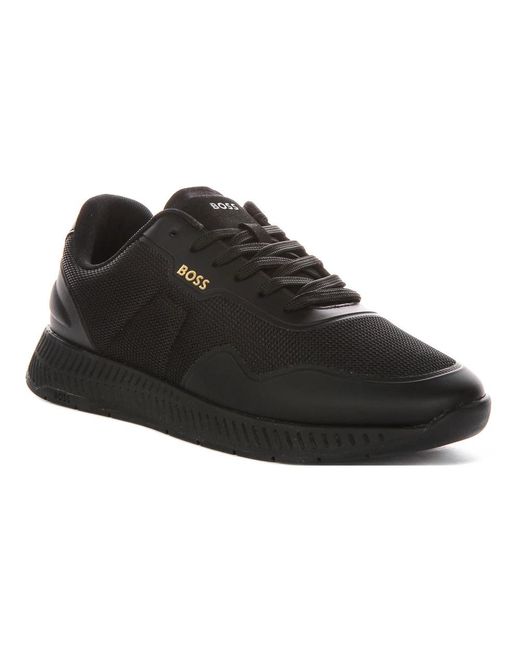 HUGO Black Sneakers for men