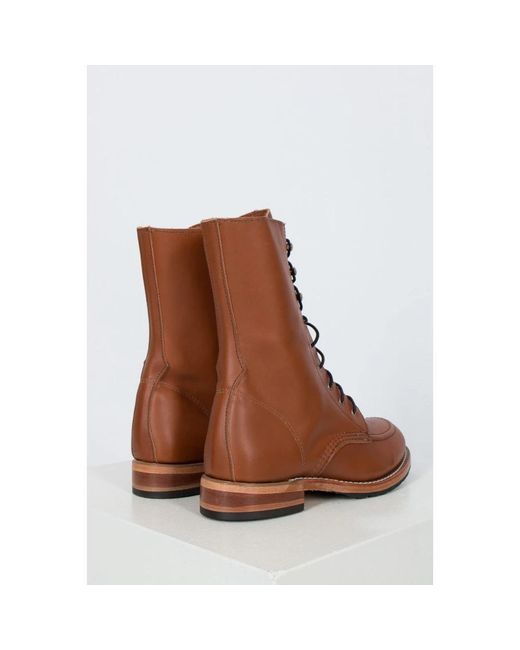 Red Wing Brown Lace-Up Boots