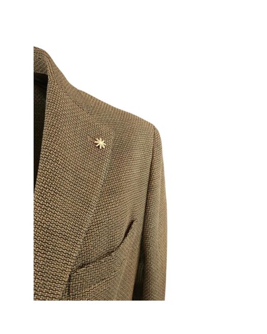 Manuel Ritz Green Blazers for men
