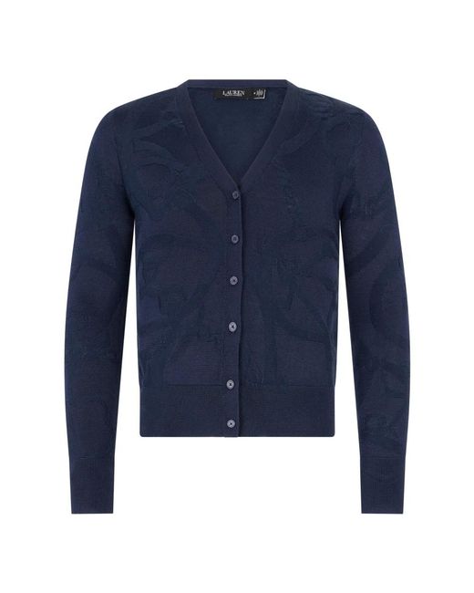 Cardigans Ralph Lauren de color Blue