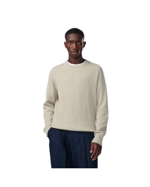 Round-Neck Knitwear di NN07 in Natural da Uomo