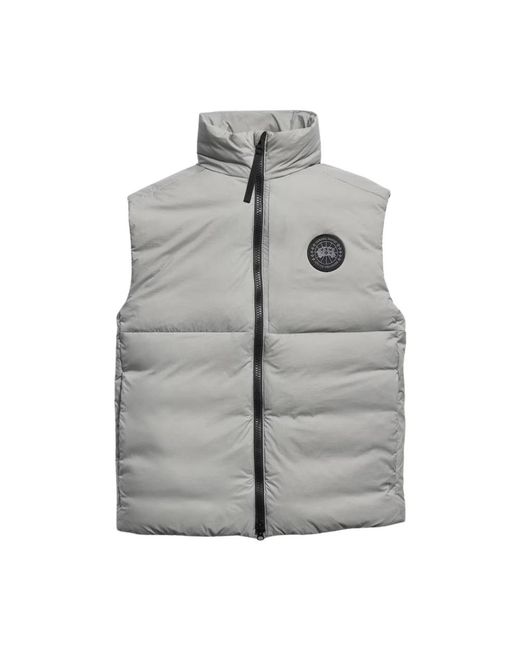 Canada Goose Gray Waistcoats for men