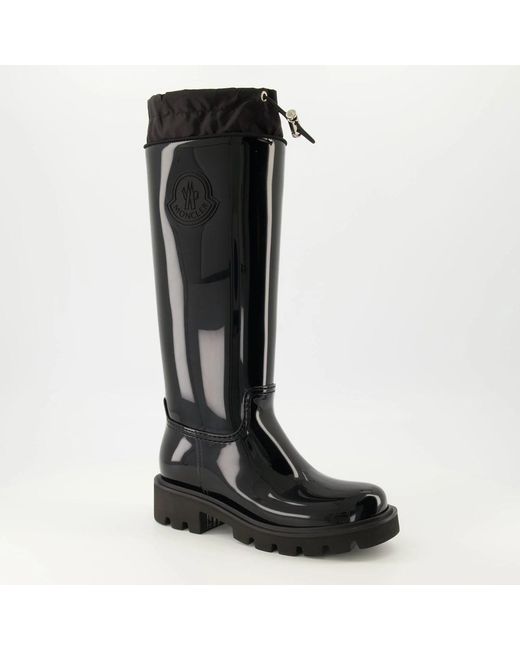 Moncler Black Rain Boots