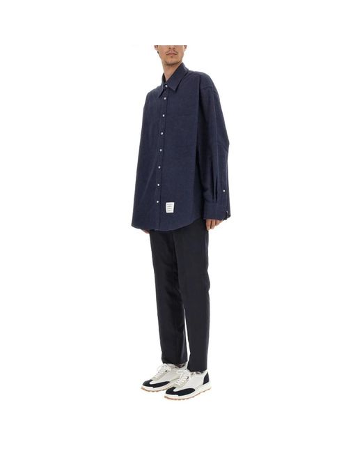 Thom Browne Blue Casual Shirts for men
