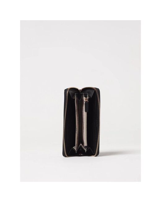 Liu Jo Black Schwarze Logo-Detail Ziparound Brieftasche