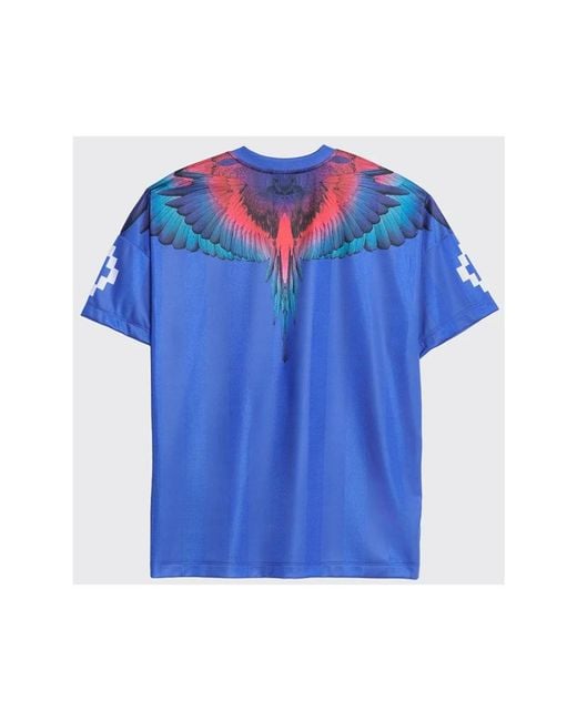 Marcelo Burlon Blue T-Shirts for men