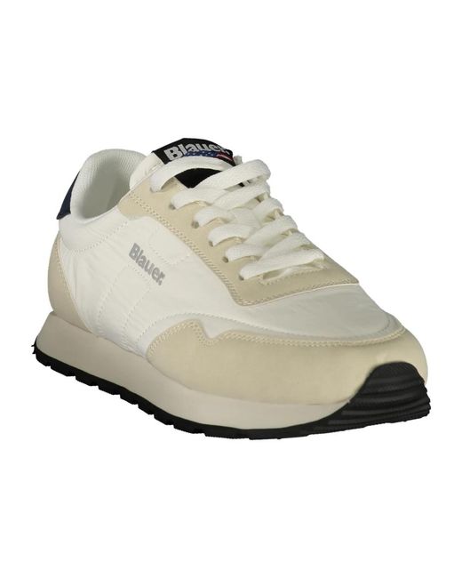 Blauer White Sneakers for men