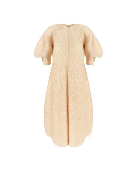 Issey Miyake Natural Midi Dresses