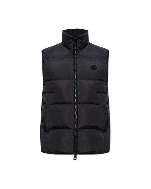 Moncler Blue Vests for men