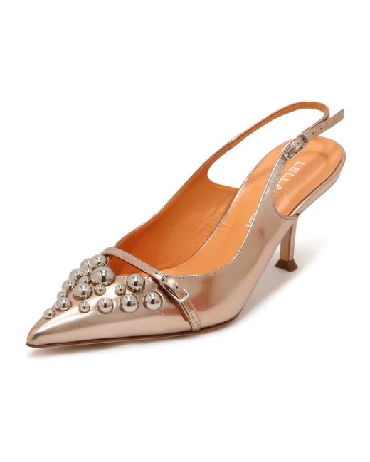 Lella Baldi Brown Pumps