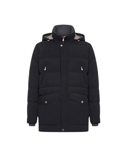 Brunello Cucinelli Winter Jackets in het Blue voor heren