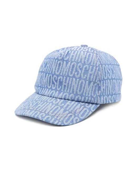 Moschino Blue Caps