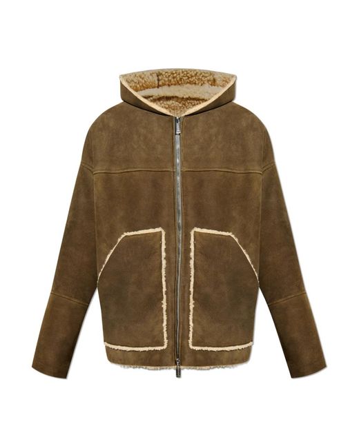 Leather Jackets di DSquared² in Green da Uomo