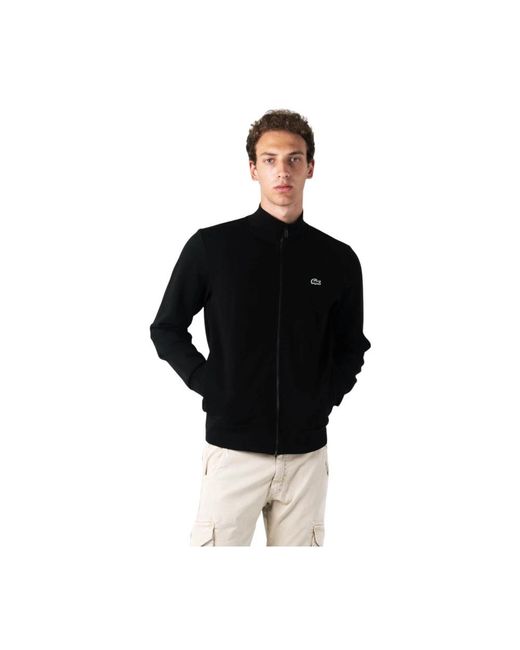 Zip-Throughs Lacoste pour homme en coloris Black