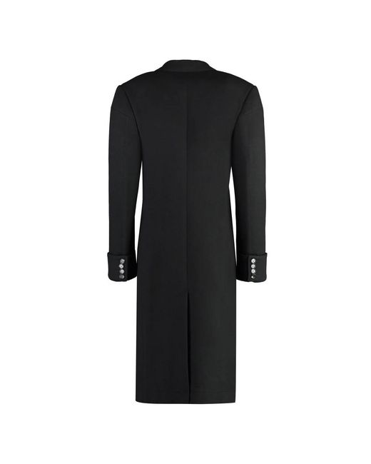 Double-Breasted Coats Bottega Veneta en coloris Black