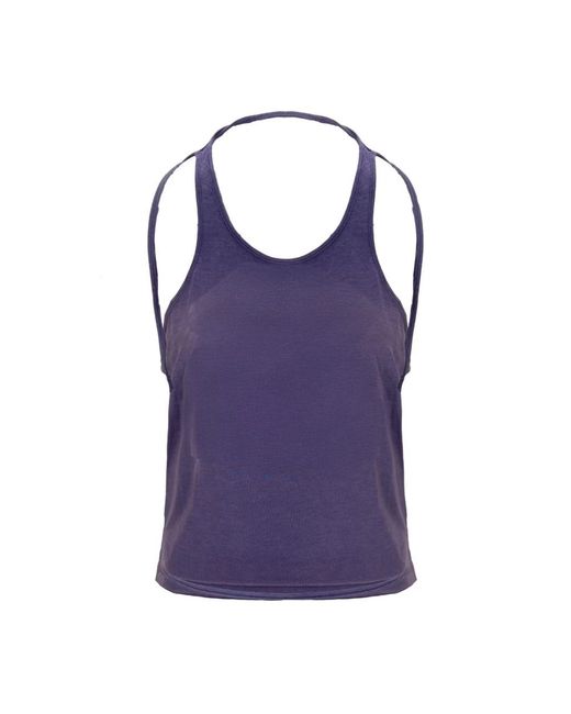 DSquared² Cropped Tank Top in het Blue