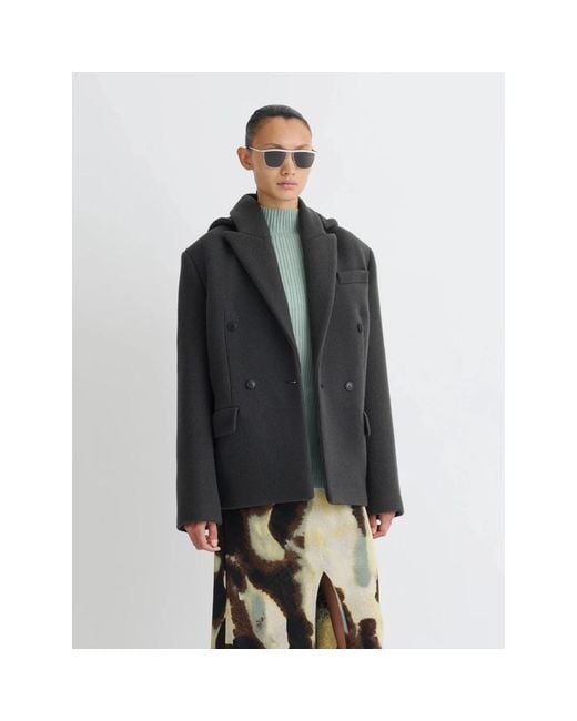 Blazers Nanushka de color Black