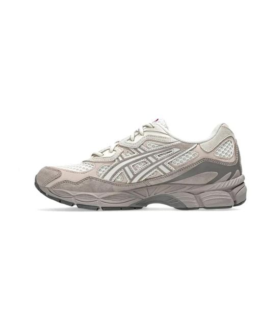 Asics Gray Retro Laufstil Cream Moonrock
