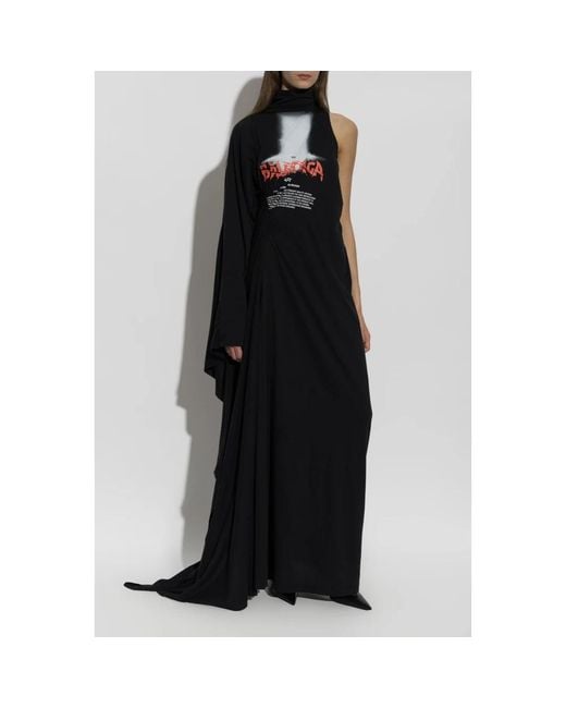 Balenciaga Black Maxi Dresses