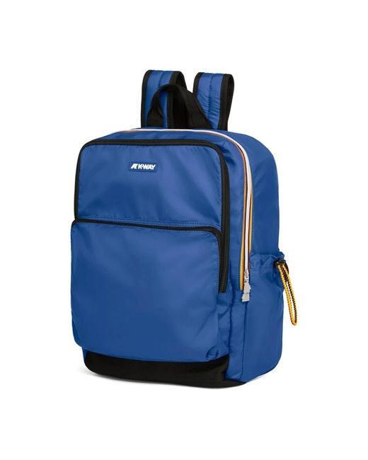 K-Way Blue Backpacks for men