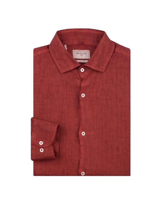 Brooksfield Tabasco hemd in Red für Herren